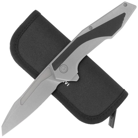 Nóż składany Civivi Hypersonic Gray Steel / Black G10, Gray Stonewashed 14C28N by Gustavo T. Cecchini (C22011-2) Nóż składany Civivi Hypersonic Gray Steel / Black G10, Gray Stonewashed 14C28N by Gustavo T. Cecchini (C22011-2)