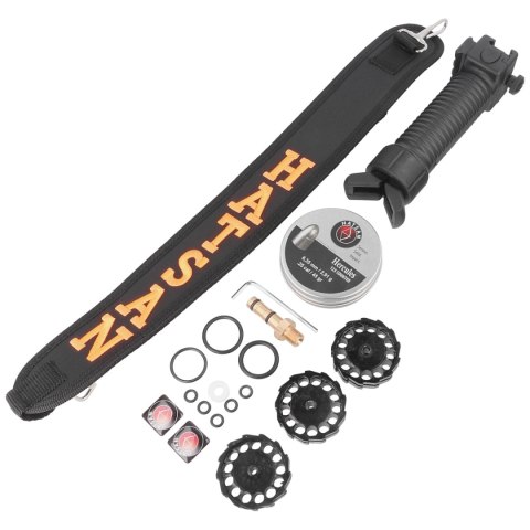 Wiatrówka PCP Hatsan Hercules Bully Long Carbon 7.62 mm, lufa QE