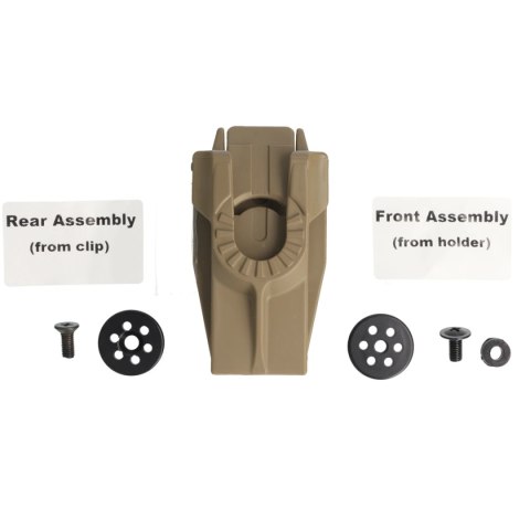 Mocowanie na pas ESP Roto 360° Belt Clip z Quick Change, wsuwane (UBC-05 KH) Mocowanie na pas ESP Roto 360° Belt Clip z Quick Change, wsuwane (UBC-05 KH)