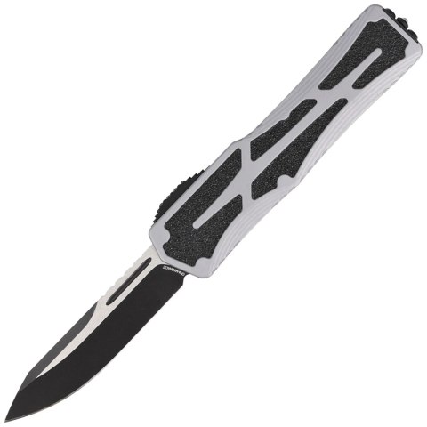 Nóż automatyczny OTF Heretic Colossus SE Gray Aluminum, Cerakote Two-Tone Black MagnaCut by Tony Marfione Jr. Nóż automatyczny OTF Heretic Colossus SE Gray Aluminum, Cerakote Two-Tone Black MagnaCut by Tony Marfione Jr.