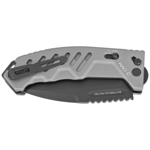 Nóż składany Extrema Ratio RAO C Tactical Grey Aluminium, Black MIL-C N690 (04.1000.0176/BLK/GRY) Nóż składany Extrema Ratio RAO C Tactical Grey Aluminium, Black MIL-C N690 (04.1000.0176/BLK/GRY)