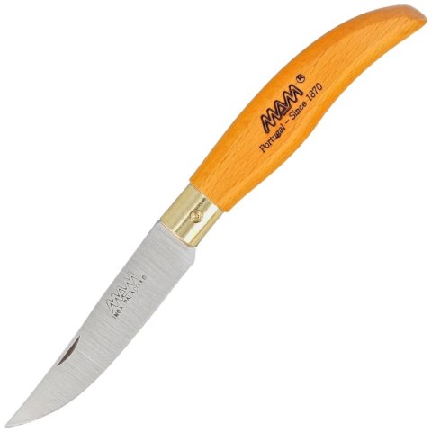 Nóż składany MAM Iberica S, Orange Beech Wood, Brass HD (2010-OR) Nóż składany MAM Iberica S, Orange Beech Wood, Brass HD (2010-OR)