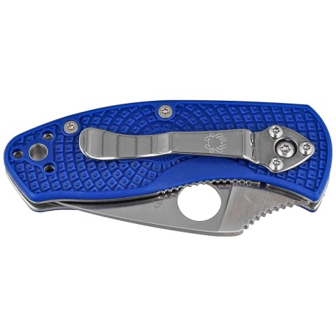 Nóż składany Spyderco Ambitious Lightweight Blue FRN, Satin Plain CPM S35VN (C148PBL) Nóż składany Spyderco Ambitious Lightweight Blue FRN, Satin Plain CPM S35VN (C148PBL)