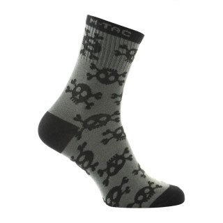 Skarpety M-Tac lekkie Mk.3 Pirate Skull Olive (30903901)