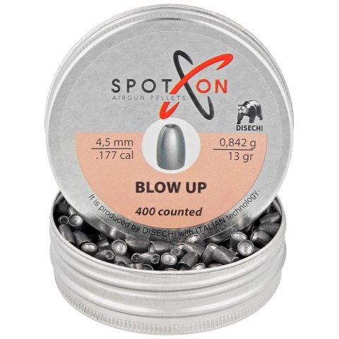 Śrut Spoton Blow Up Slug 13 4.5 mm, 400 szt. 0.842g/13.0gr Śrut Spoton Blow Up Slug 13 4.5 mm, 400 szt. 0.842g/13.0gr