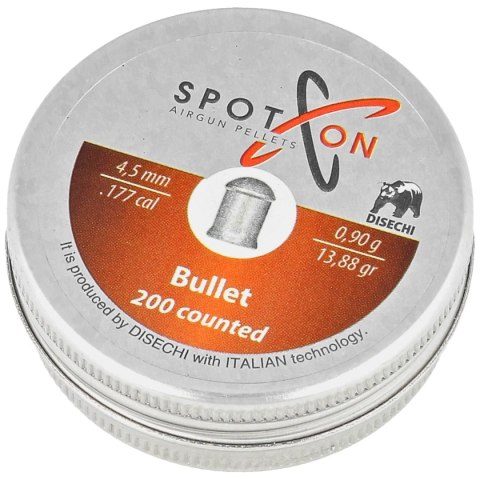 Śrut Spoton Bullet 4.5 mm, 200 szt. 0.90g/13.88gr Śrut Spoton Bullet 4.5 mm, 200 szt. 0.90g/13.88gr
