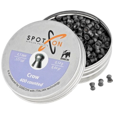 Śrut Spoton Crow 4.5 mm, 400 szt. 0.54g/8.44gr Śrut Spoton Crow 4.5 mm, 400 szt. 0.54g/8.44gr