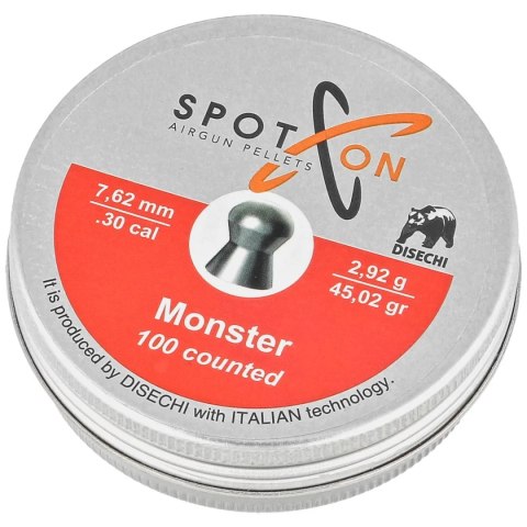 Śrut Spoton Monster 7.62 mm, 100 szt. 2.92g/45.02gr Śrut Spoton Monster 7.62 mm, 100 szt. 2.92g/45.02gr