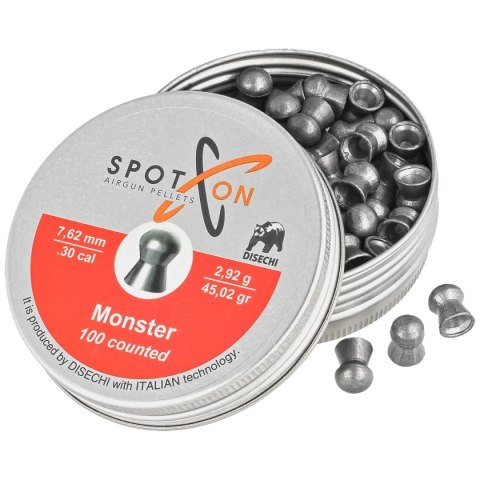 Śrut Spoton Monster 7.62 mm, 100 szt. 2.92g/45.02gr Śrut Spoton Monster 7.62 mm, 100 szt. 2.92g/45.02gr