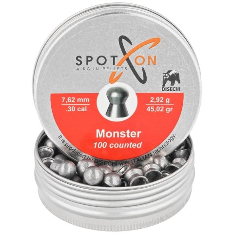 Śrut Spoton Monster 7.62 mm, 100 szt. 2.92g/45.02gr Śrut Spoton Monster 7.62 mm, 100 szt. 2.92g/45.02gr