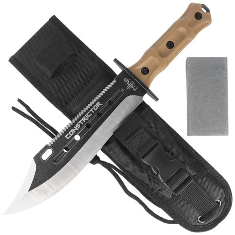 Nóż Third Decor Habitat Constrictor Brown Rubberized ABS, Stonewashed/Satin 420 (H0302) Nóż Third Decor Habitat Constrictor Brown Rubberized ABS, Stonewashed/Satin 420 (H0302)