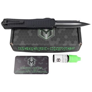 Nóż automatyczny OTF Heretic Manticore X D/E Black Frag Aluminium, Black/Satin MagnaCut by Tony Marfione Jr.