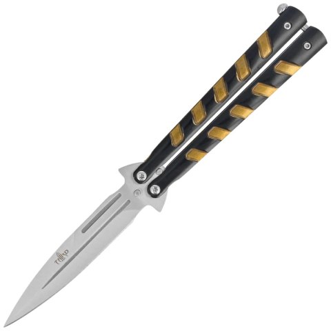 Nóż motylkowy Third Decor Habitat Balisong Black/Bronze Stainless Steel, Satin 420 (16100Y) Nóż motylkowy Third Decor Habitat Balisong Black/Bronze Stainless Steel, Satin 420 (16100Y)