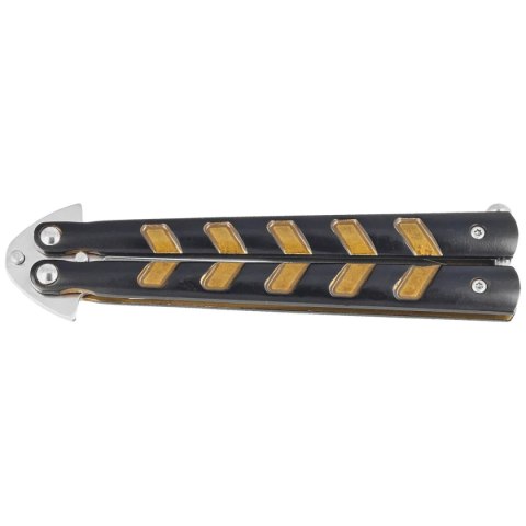 Nóż motylkowy Third Decor Habitat Balisong Black/Bronze Stainless Steel, Satin 420 (16100Y) Nóż motylkowy Third Decor Habitat Balisong Black/Bronze Stainless Steel, Satin 420 (16100Y)