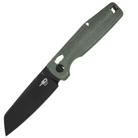Nóż składany Bestech Slasher Green Micarta, Black Stonewashed D2 (BG56B-2) Nóż składany Bestech Slasher Green Micarta, Black Stonewashed D2 (BG56B-2)