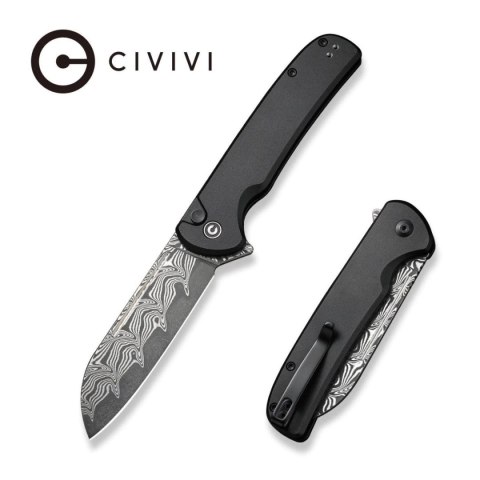 Nóż składany Civivi Chevalier II Black Aluminium, Black Damascus (C20022B-DS1) Nóż składany Civivi Chevalier II Black Aluminium, Black Damascus (C20022B-DS1)