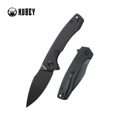 Nóż składany Kubey Calyce Black G10, Black Stonewashed AUS-10 (KU901L) Nóż składany Kubey Calyce Black G10, Black Stonewashed AUS-10 (KU901L)
