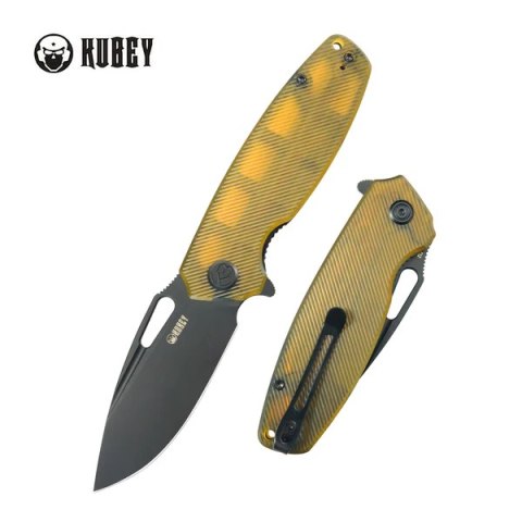 Nóż składany Kubey Tityus Ultem, Black Stonewashed D2 (KU322M) Nóż składany Kubey Tityus Ultem, Black Stonewashed D2 (KU322M)