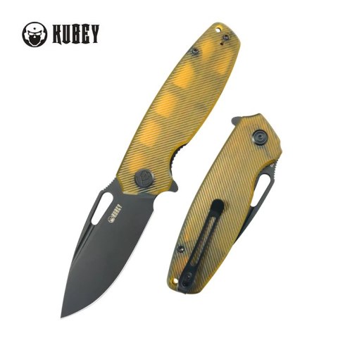 Nóż składany Kubey Tityus Ultem, Black Stonewashed D2 (KU322M) Nóż składany Kubey Tityus Ultem, Black Stonewashed D2 (KU322M)