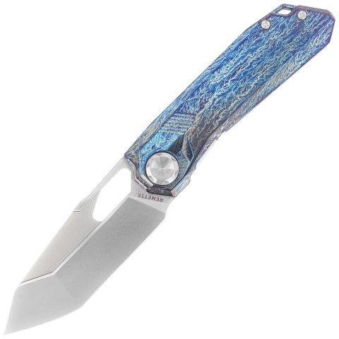 Nóż składany Remette Peregrine Falcon Lightning Storm Titanium, Hand Grinding Pearlescent M390 (RTT1-T) Nóż składany Remette Peregrine Falcon Lightning Storm Titanium, Hand Grinding Pearlescent M390 (RTT1-T)