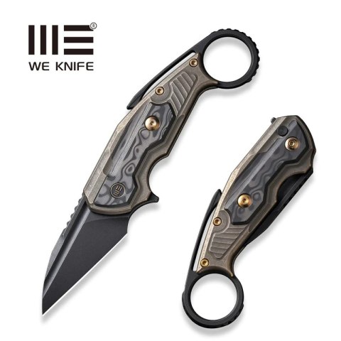 Nóż składany WeKnife Yardbird Bronze Titanium/Rose Carbon Fiber, Black Stonewashed CPM 20CV by Maciej Torbé (WE22021-2) Nóż składany WeKnife Yardbird Bronze Titanium/Rose Carbon Fiber, Black Stonewashed CPM 20CV by Maciej Torbé (WE22021-2)