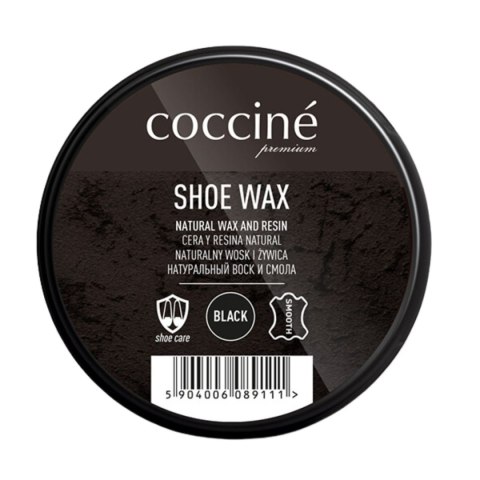 Pasta do butów Coccine Premium Shoe Wax, Black 40g Pasta do butów Coccine Premium Shoe Wax, Black 40g