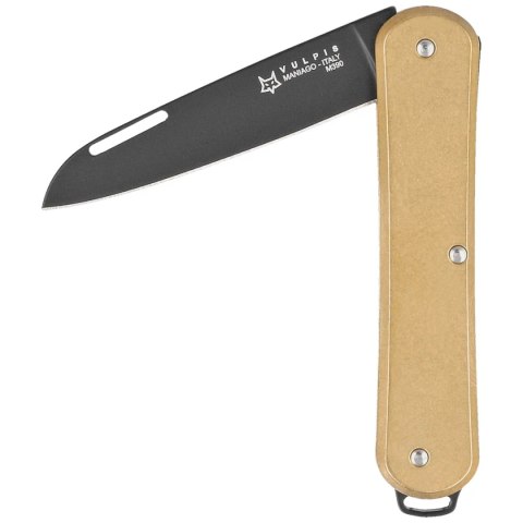 Scyzoryk Fox Vulpis Brass, Black Top Shield M390 (FX-VP130 OTB) Scyzoryk Fox Vulpis Brass, Black Top Shield M390 (FX-VP130 OTB)