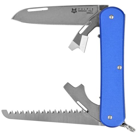 Scyzoryk Fox Vulpis S4 Sky Blue Aluminium, Polished N690Co (FX-VP130-S4 SB) Scyzoryk Fox Vulpis S4 Sky Blue Aluminium, Polished N690Co (FX-VP130-S4 SB)