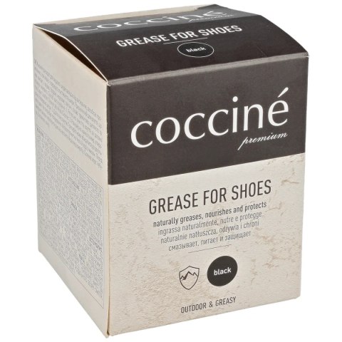 Tłuszcz do skór licowych Coccine Premium Grease for Shoes, Black 50 ml Tłuszcz do skór licowych Coccine Premium Grease for Shoes, Black 50 ml