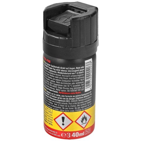 Gaz pieprzowy TW 1000 Pepper-Fog 40 ml - stożek Gaz pieprzowy TW 1000 Pepper-Fog 40 ml - stożek