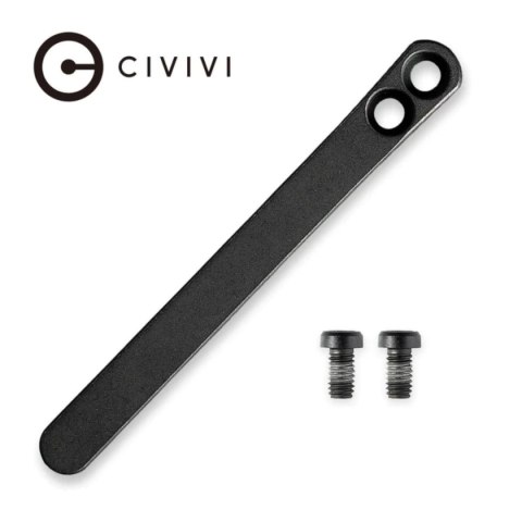 Klips Civivi Black Titanium, Tytanowe Śruby (T001B) Klips Civivi Black Titanium, Tytanowe Śruby (T001B)