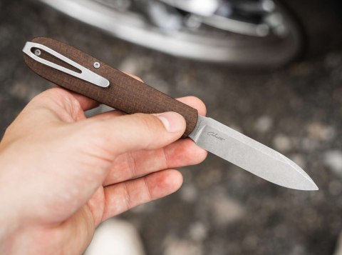 Nóż Böker Solingen Coffin Jute Micarta