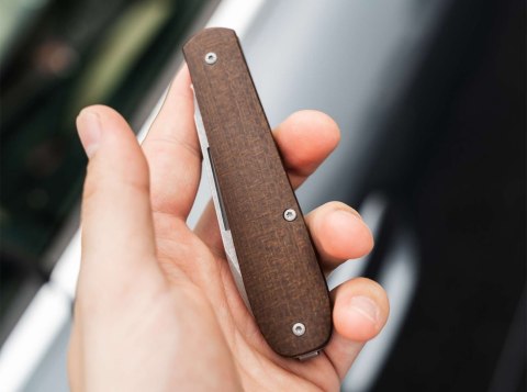 Nóż Böker Solingen Coffin Jute Micarta