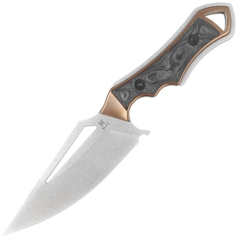 Nóż Midgards Messer The Brown Kattegat LE ???/150 Carbon Fiber / Brown Aluminium, Satin 14C28N by Engelbert Czaja (MM014) Nóż Midgards Messer The Brown Kattegat LE ???/150 Carbon Fiber / Brown Aluminium, Satin 14C28N by Engelbert Czaja (MM014)