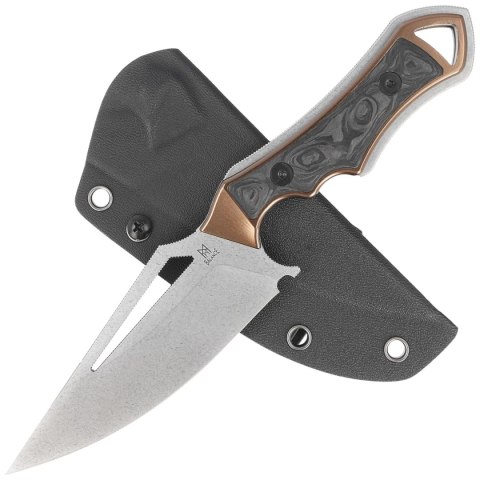 Nóż Midgards Messer The Brown Kattegat LE ???/150 Carbon Fiber / Brown Aluminium, Satin 14C28N by Engelbert Czaja (MM014) Nóż Midgards Messer The Brown Kattegat LE ???/150 Carbon Fiber / Brown Aluminium, Satin 14C28N by Engelbert Czaja (MM014)