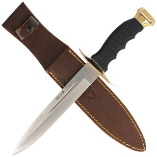 Nóż Muela 95-190 Black Rubber, Satin 420H