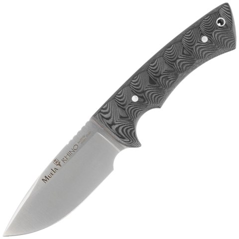 Nóż Muela Rhino-10SV.M/K Black Canvas Micarta, Satin X50CrMoV15 Nóż Muela Rhino-10SV.M/K Black Canvas Micarta, Satin X50CrMoV15