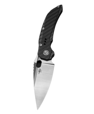 Nóż składany Bestech Exploit Grey Titanium/Carbon Fiber, Satin CPM S35VN by Todd Knife and Tool (BT2005E)