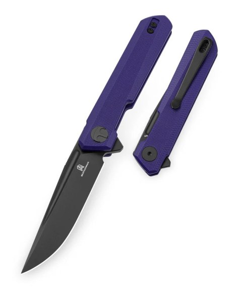 Nóż składany Bestechman Mini Dundee DD Purple G10, Black PVD D2 by Ostap Hel (BMK08D) Nóż składany Bestechman Mini Dundee DD Purple G10, Black PVD D2 by Ostap Hel (BMK08D)