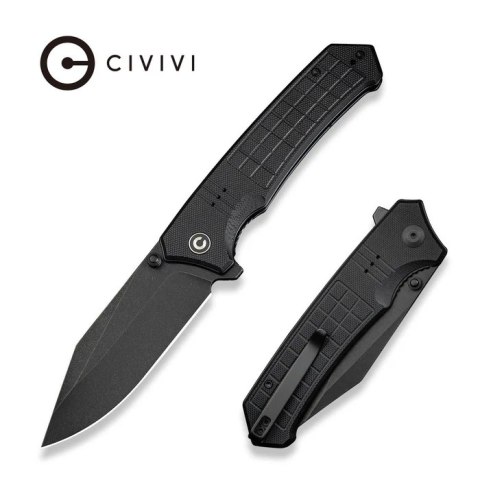 Nóż składany Civivi Tacticorix Black G10, Black Stonewashed Nitro-V (C23055-1) Nóż składany Civivi Tacticorix Black G10, Black Stonewashed Nitro-V (C23055-1)