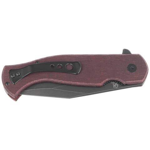 Nóż składany Fox Eastwood Tiger Burgundy Micarta, Black S90V by Gudy Van Poppel (FX-524 MB) Nóż składany Fox Eastwood Tiger Burgundy Micarta, Black S90V by Gudy Van Poppel (FX-524 MB)