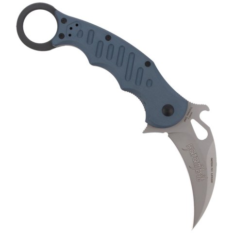 Nóż składany Fox Karambit w/ Emerson Wave Grey Aluminium, Bead Blasted N690Co (478) Nóż składany Fox Karambit w/ Emerson Wave Grey Aluminium, Bead Blasted N690Co (478)