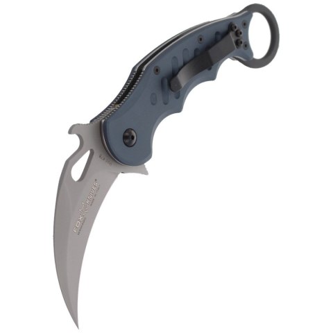 Nóż składany Fox Karambit w/ Emerson Wave Grey Aluminium, Bead Blasted N690Co (478) Nóż składany Fox Karambit w/ Emerson Wave Grey Aluminium, Bead Blasted N690Co (478)
