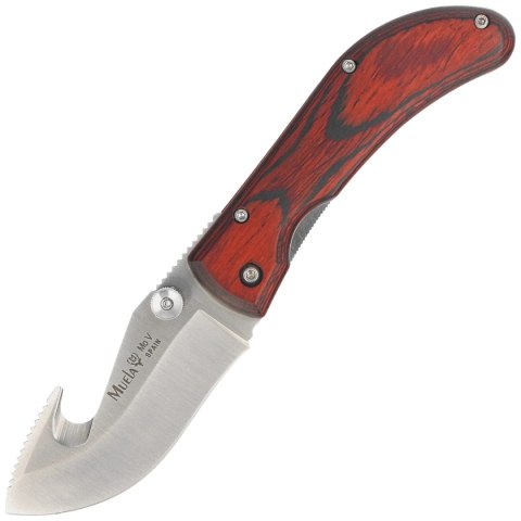 Nóż składany Muela SW-8R Red Pakka Wood, Satin X50CrMoV15 Nóż składany Muela SW-8R Red Pakka Wood, Satin X50CrMoV15