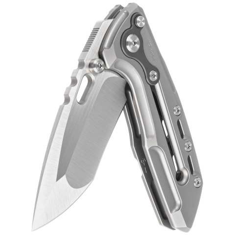 Nóż składany Reate T1000-V2 Gray Titanium/Zirconium, Satin M390 by Alvin Lee