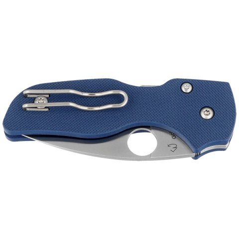 Nóż składany Spyderco Lil' Native Cobalt Blue G10, Satin CPM SPY27 by Eric Glesser (C230GPCBL) Nóż składany Spyderco Lil' Native Cobalt Blue G10, Satin CPM SPY27 by Eric Glesser (C230GPCBL)