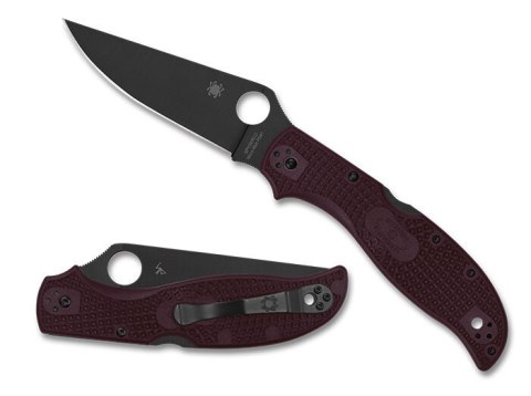 Nóż składany Spyderco Stretch 2 XL Sprint Run Burgundy FRN, TiCN Micro-Melt PD#1 by Sal Glesser (C258BGBKP) Nóż składany Spyderco Stretch 2 XL Sprint Run Burgundy FRN, TiCN Micro-Melt PD#1 by Sal Glesser (C258BGBKP)
