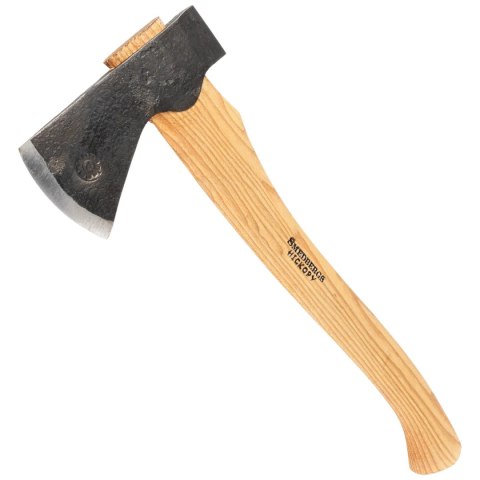 Toporek Dębowa Kuźnia Gnom Hickory Wood, Forged 41Cr4 Toporek Dębowa Kuźnia Gnom Hickory Wood, Forged 41Cr4