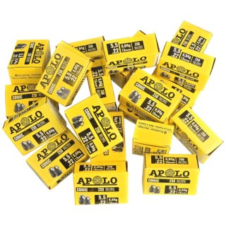 Zestaw 10 opakowań śrut Apolo Conic 5.5 mm, 250 szt. 0.84g/13.0gr (11002)