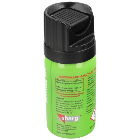 Gaz pieprzowy Sharg Defence Green Gel 2mln SHU 40ml Cone (10040-C)